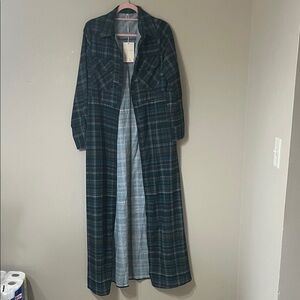 Plaid Maxi Dress